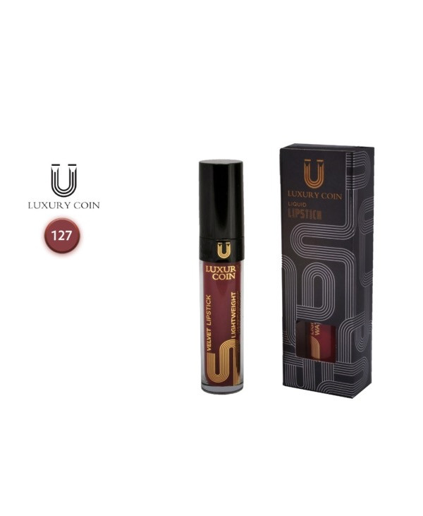 رژلب لاکچری کوین شماره ۱۲۷