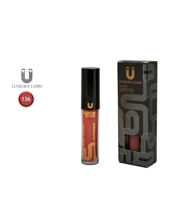 رژلب لاکچری کوین شماره ۱۳۶