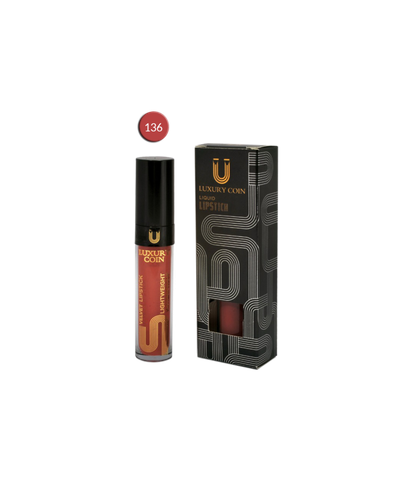 رژلب لاکچری کوین شماره ۱۳۶