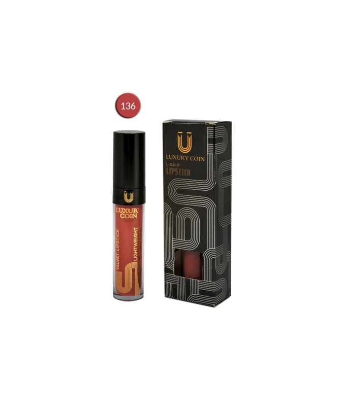 رژلب لاکچری کوین شماره ۱۳۶