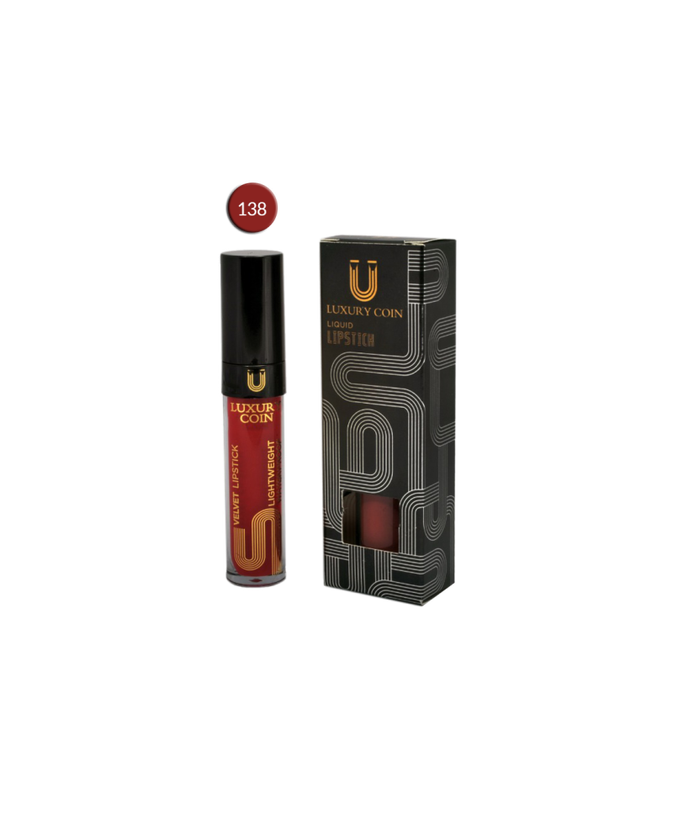 رژلب لاکچری کوین شماره ۱۳۸