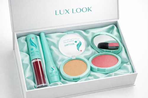 ست آرایشی لوکس لوک (پنکک، رژگونه، خط چشم، رژلب)
