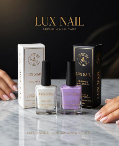 پکیج لوسیون و سرم دوفاز ناخن و کوتیکول لوکس نیل | تقویتکننده ناخن با 3 رایحه